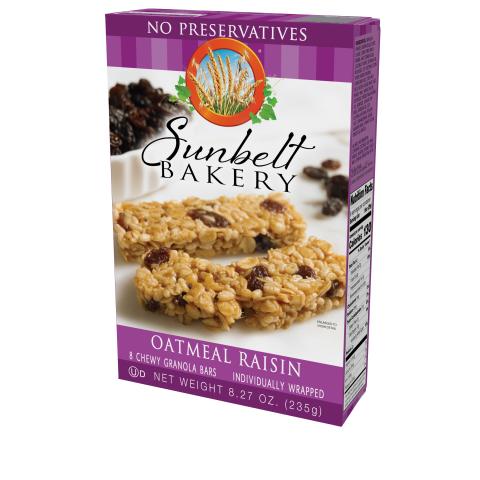 Sunbelt Bakery Oatmeal Raisin Granola Bars | Progressive Grocer